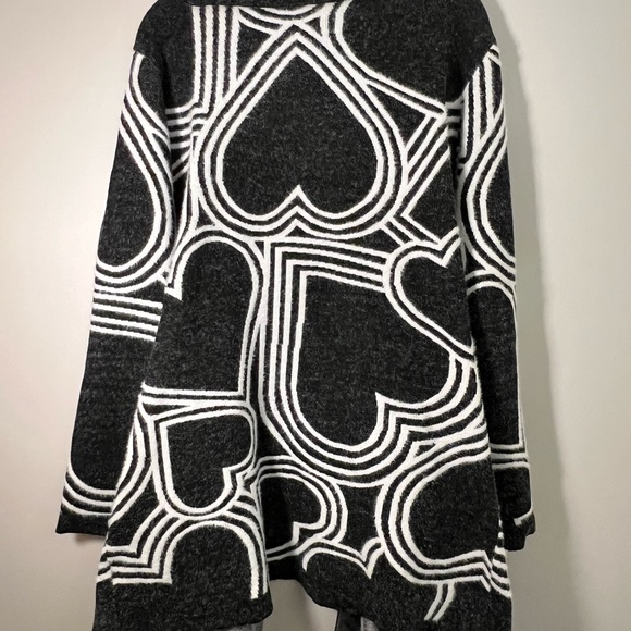 Love + Luxe Heart Cardigan Sweater (small) - Picture 6 of 8